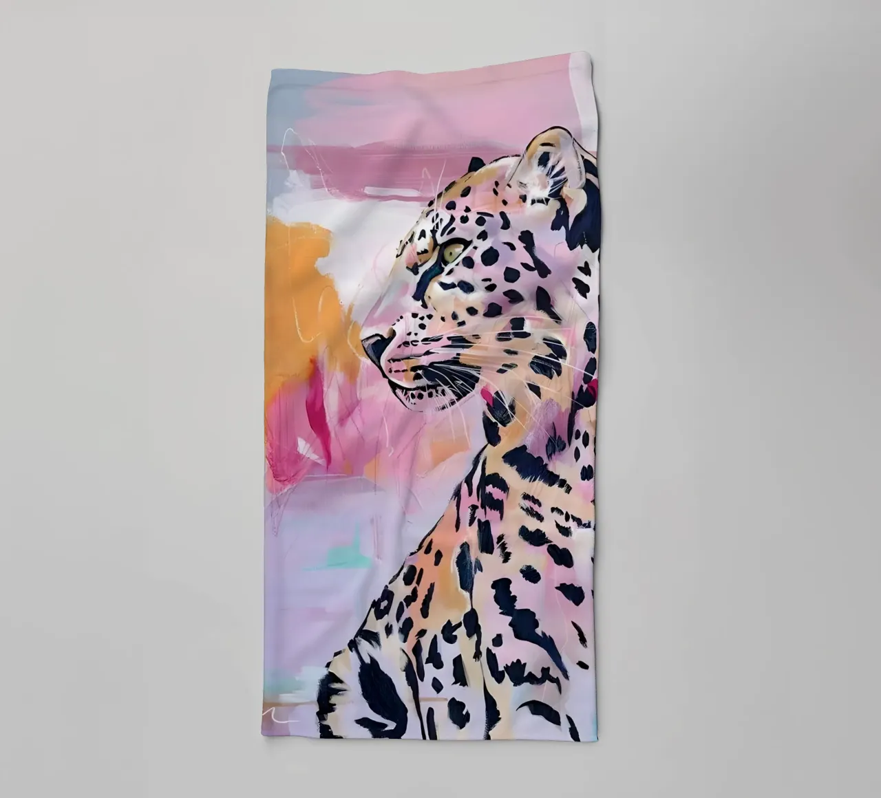 Colorful Leopard Art - Abstract Wildlife Pop Art Print towel by ClubArt