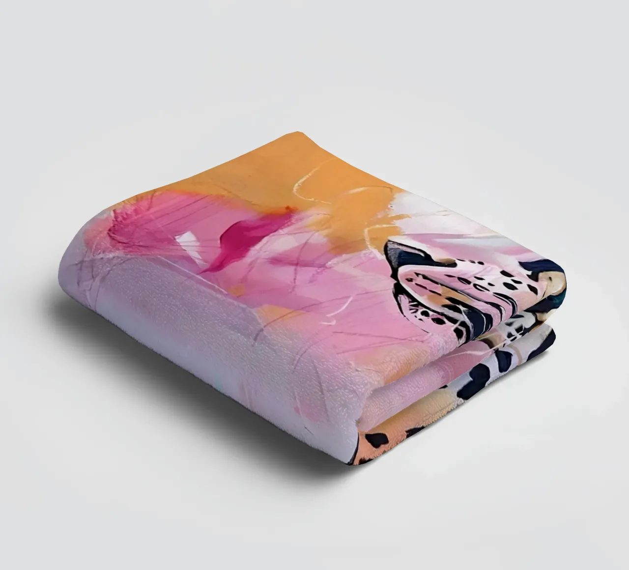 Colorful Leopard Art - Abstract Wildlife Pop Art Print towel by ClubArt
