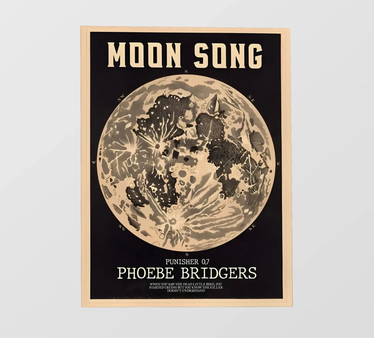 Moon Song – Phoebe Bridgers pellicola backlit da Attaboy Dsgn