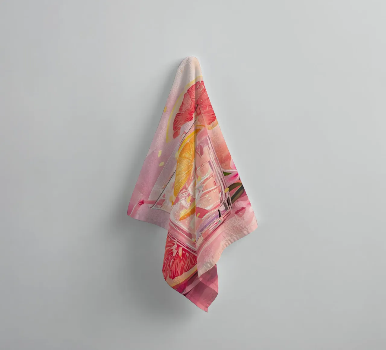 Pink Lemonade Bliss - Erfrischendes Zitrusgetränk Kunst Handtuch von ClubArt
