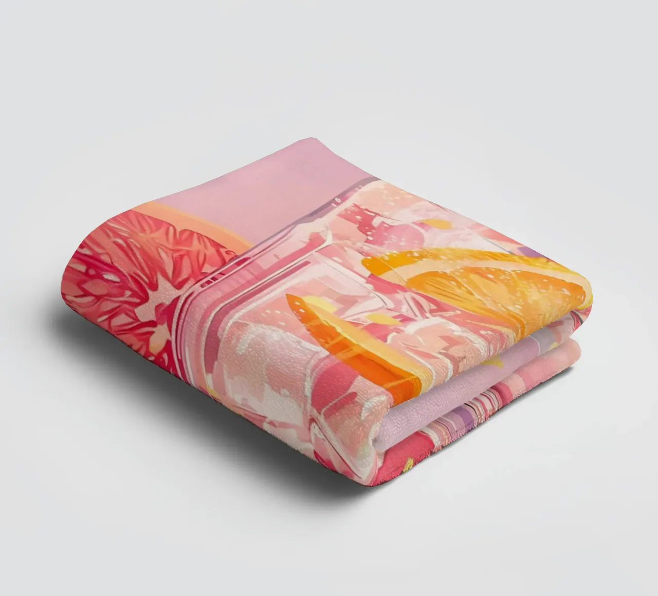 Pink Lemonade Bliss - Erfrischendes Zitrusgetränk Kunst Handtuch von ClubArt