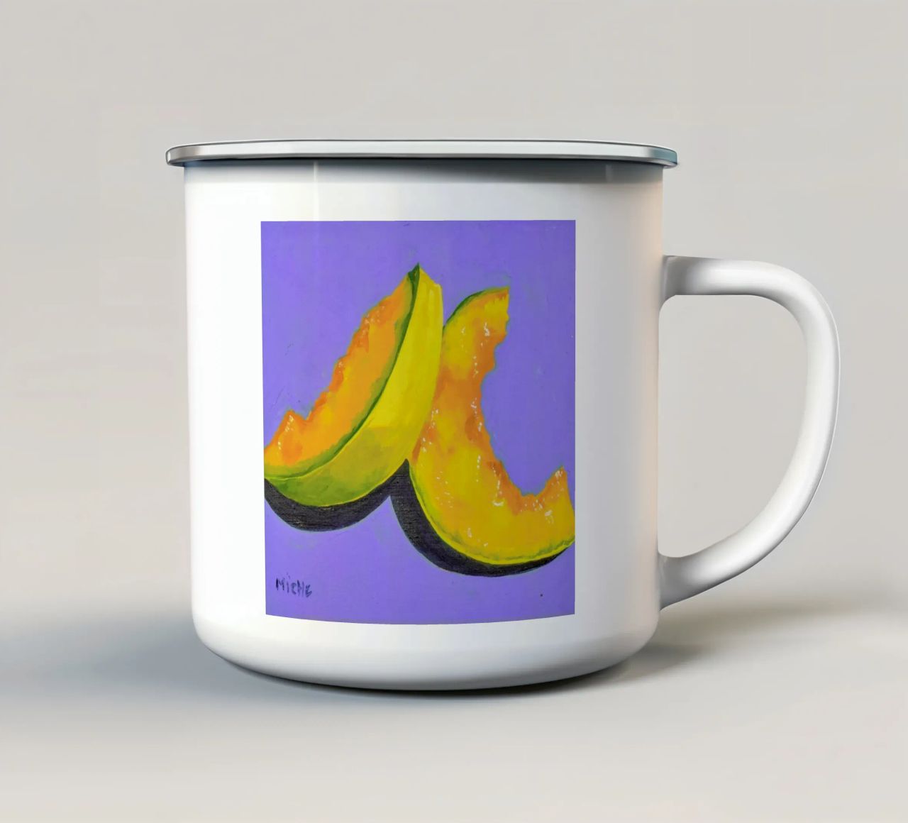 Melon Slices tazza in smalto da Miche Watkins