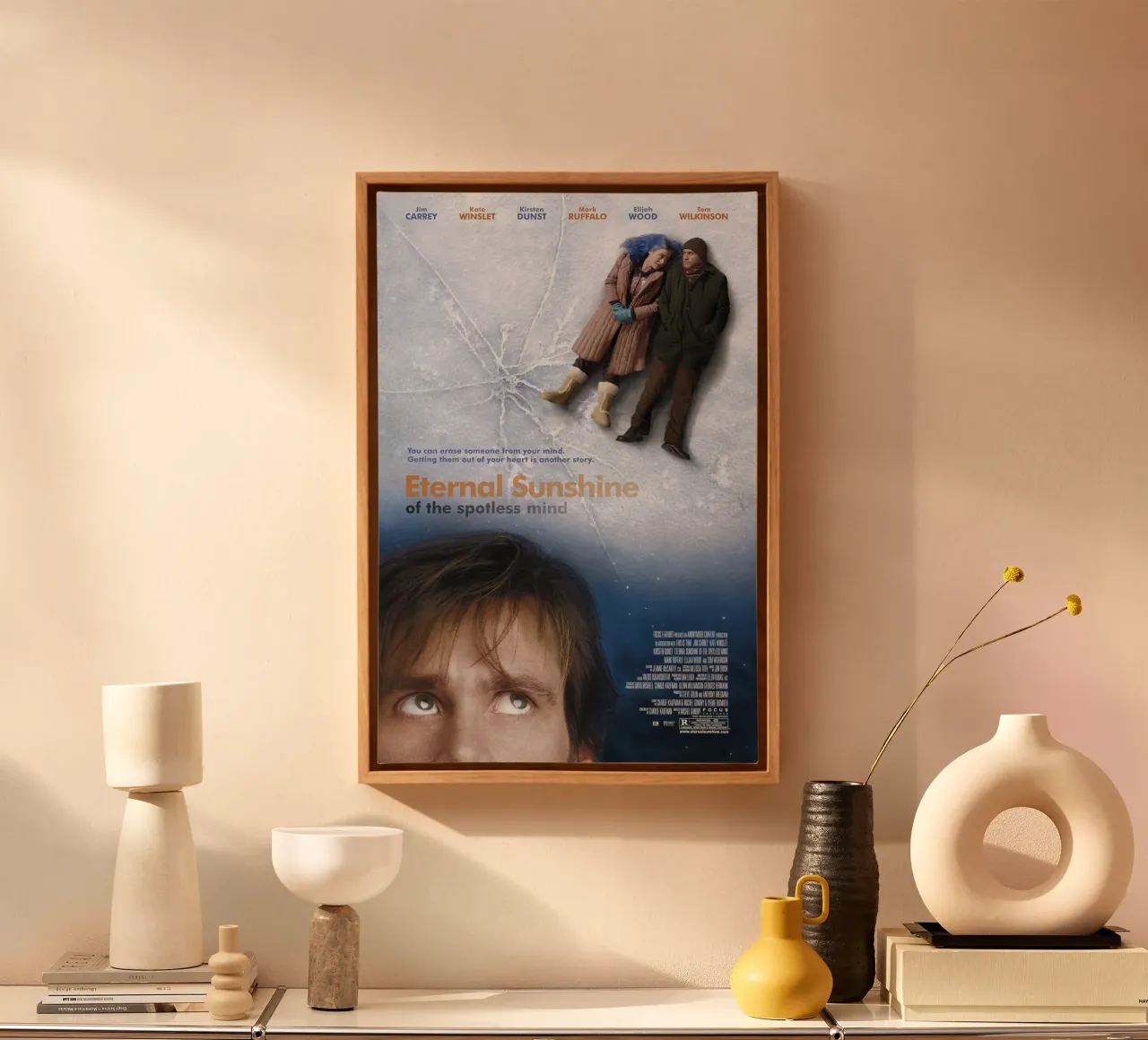 Eternal Sunshine of the Spotless Mind tela con Cornice a cassetta da Attaboy Dsgn