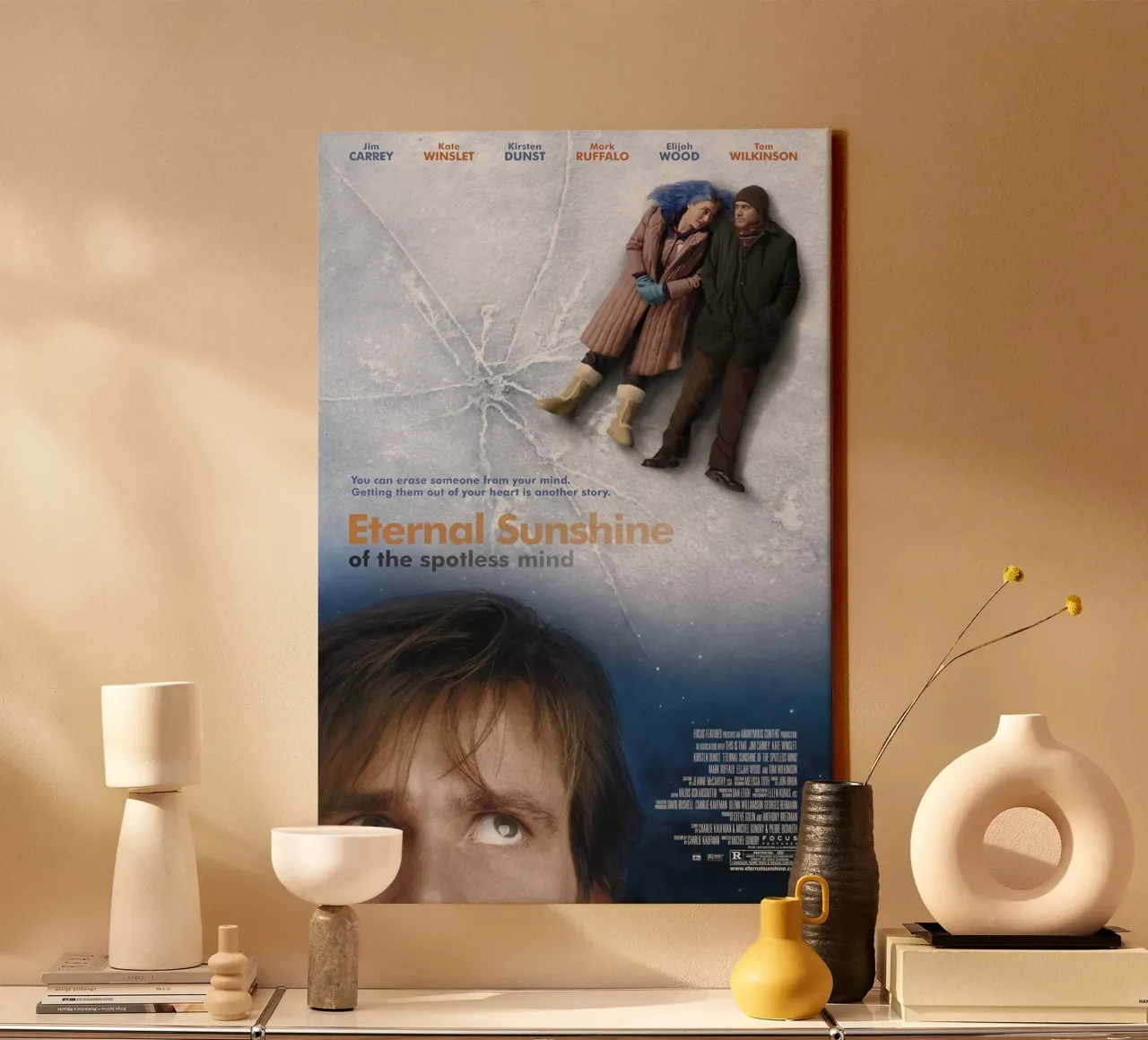 Eternal Sunshine of the Spotless Mind tela con Cornice a cassetta da Attaboy Dsgn
