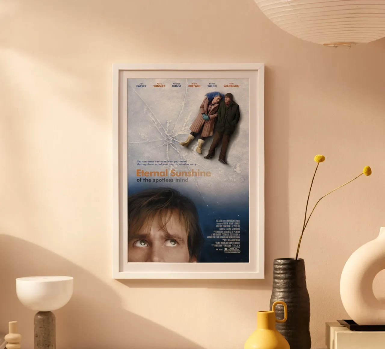 Eternal Sunshine of the Spotless Mind poster con telaio in alluminio da Attaboy Dsgn