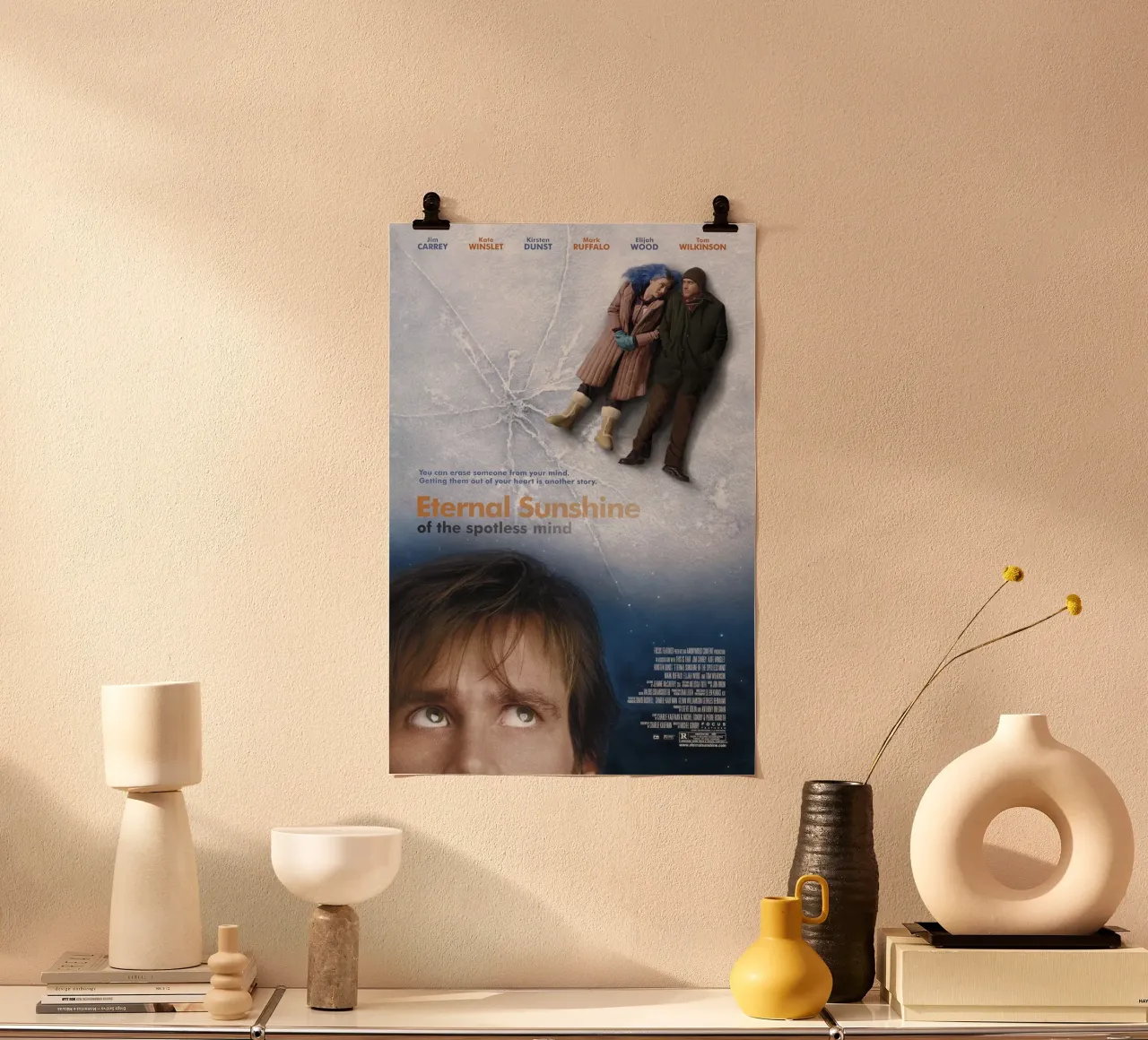 Eternal Sunshine of the Spotless Mind poster con telaio in alluminio da Attaboy Dsgn