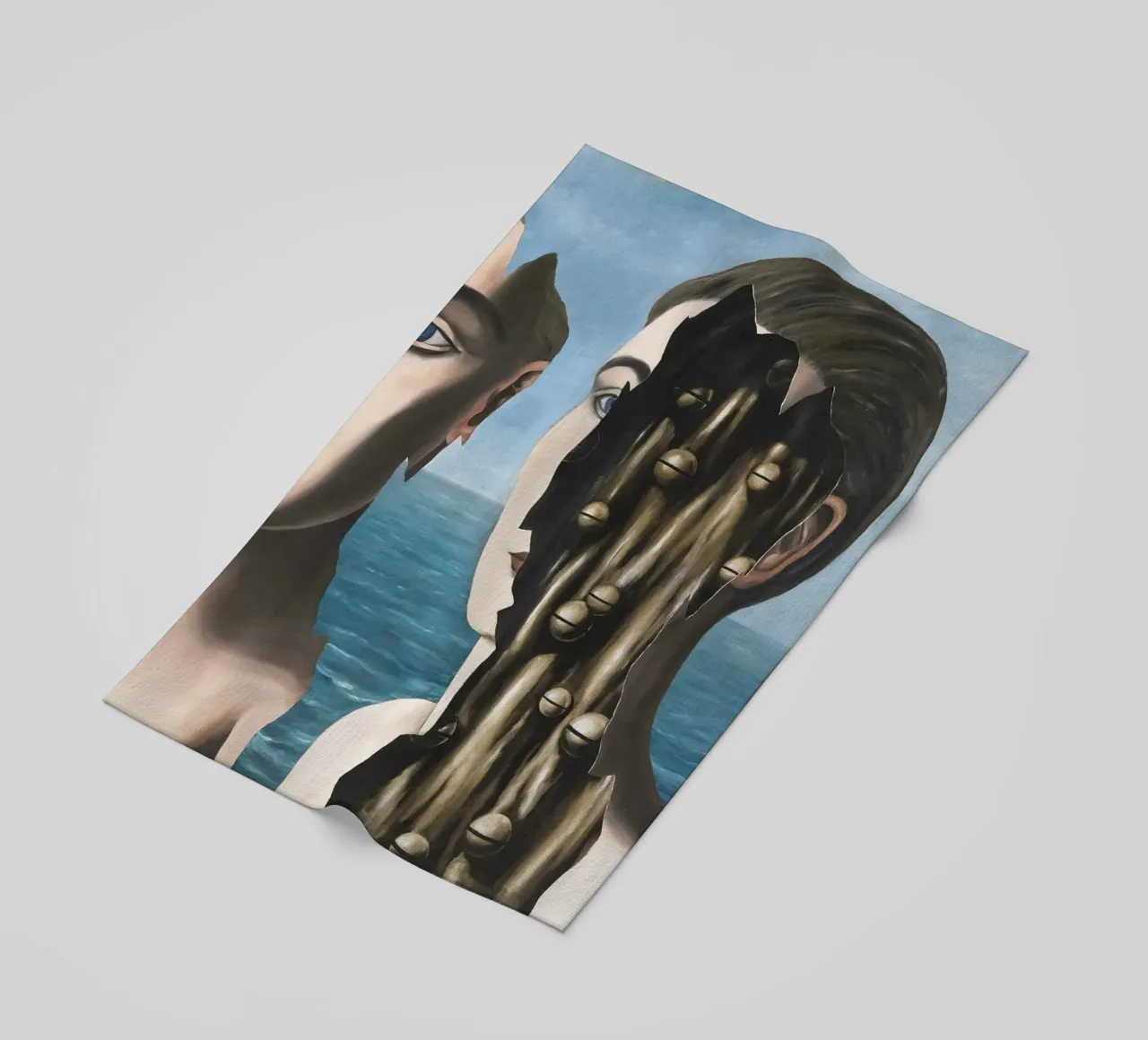 "Il doppio segreto" (Le Double Secret) di René Magritte telo mare da Classic Art Prints