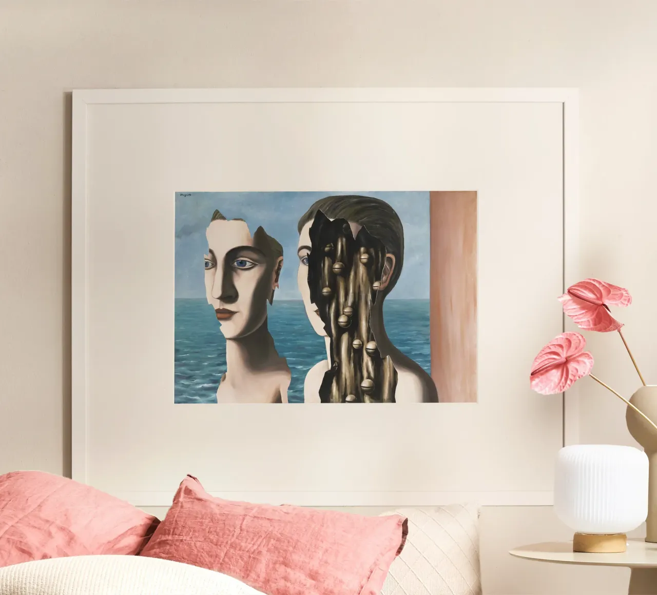 "Il doppio segreto" (Le Double Secret) di René Magritte poster da Classic Art Prints