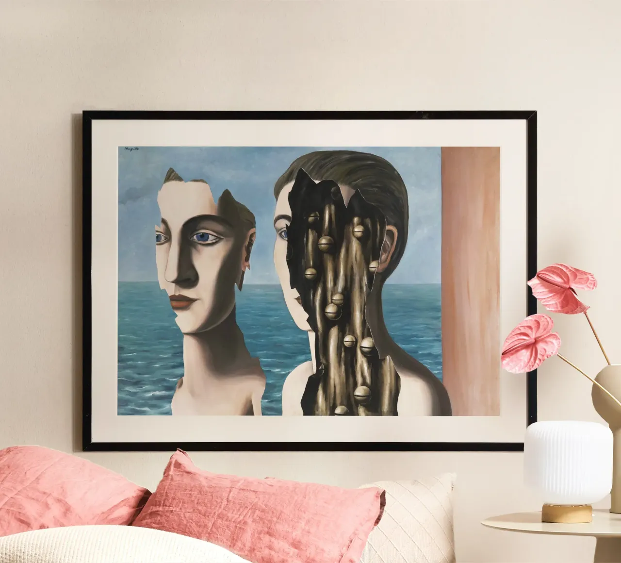 "Il doppio segreto" (Le Double Secret) di René Magritte poster da Classic Art Prints