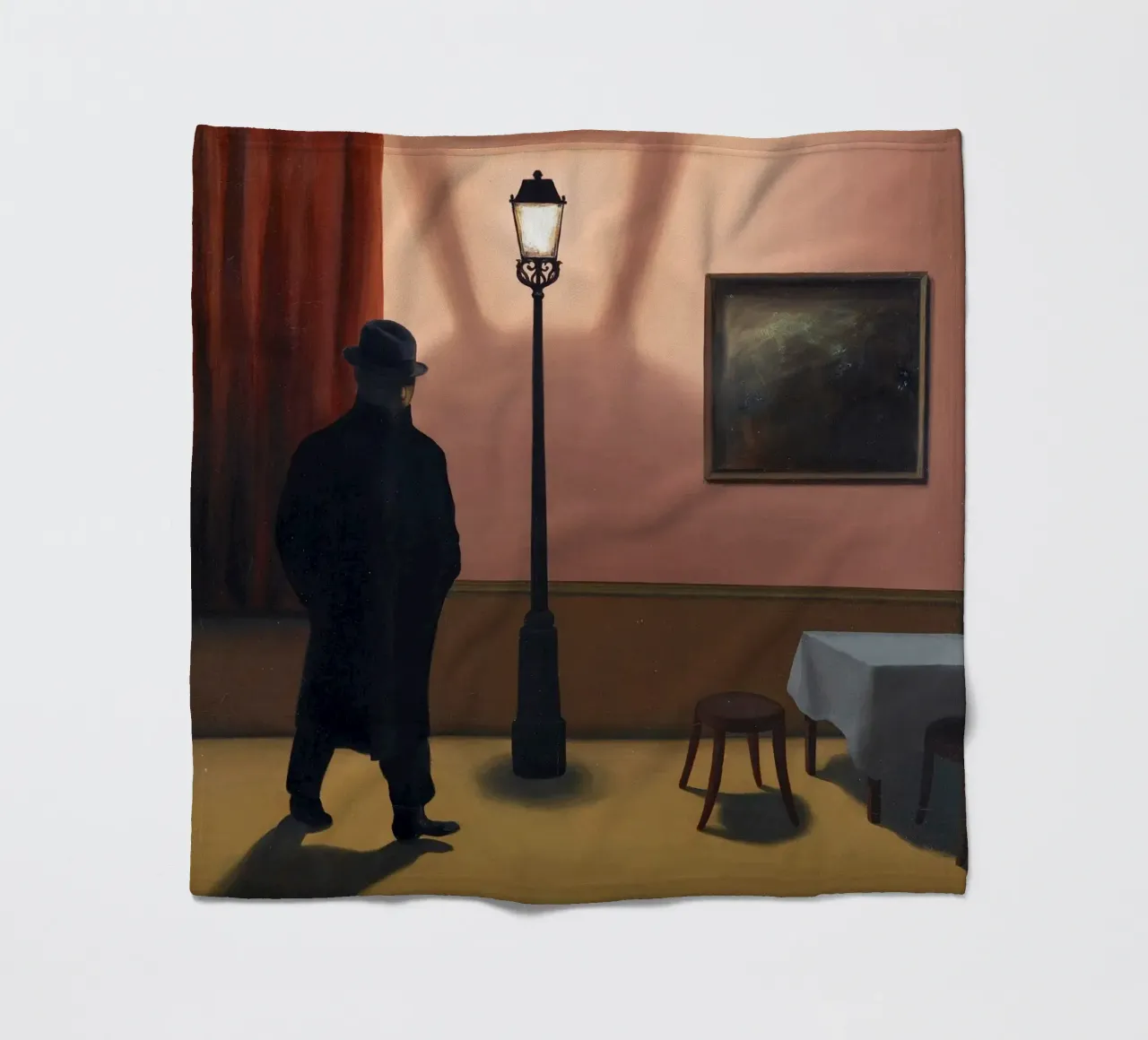 "Le Noctambule" René Magritte coperta in pile da Classic Art Prints