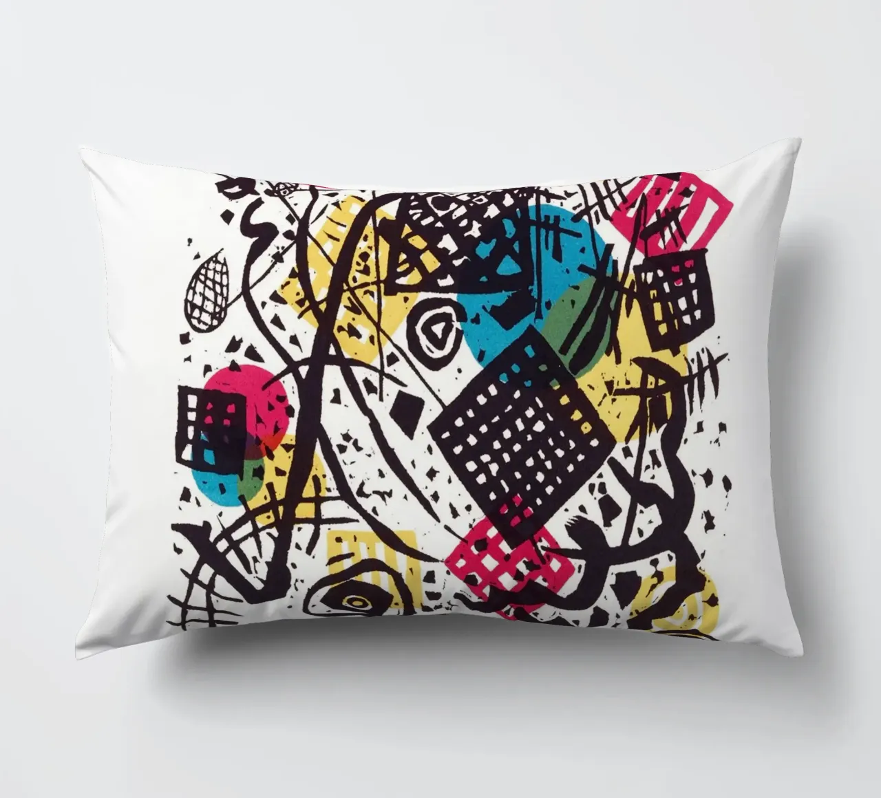Wassily Kandinsky - Kleine Welten V 1922 cuscino da apoloprints