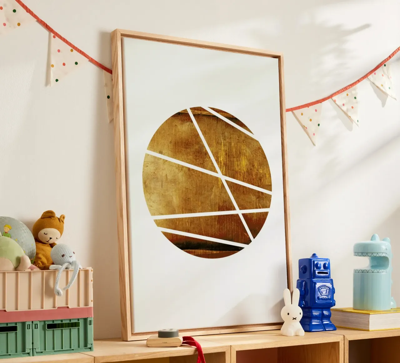 Mid century study no.26 tela con Cornice a cassetta da Froilein Juno