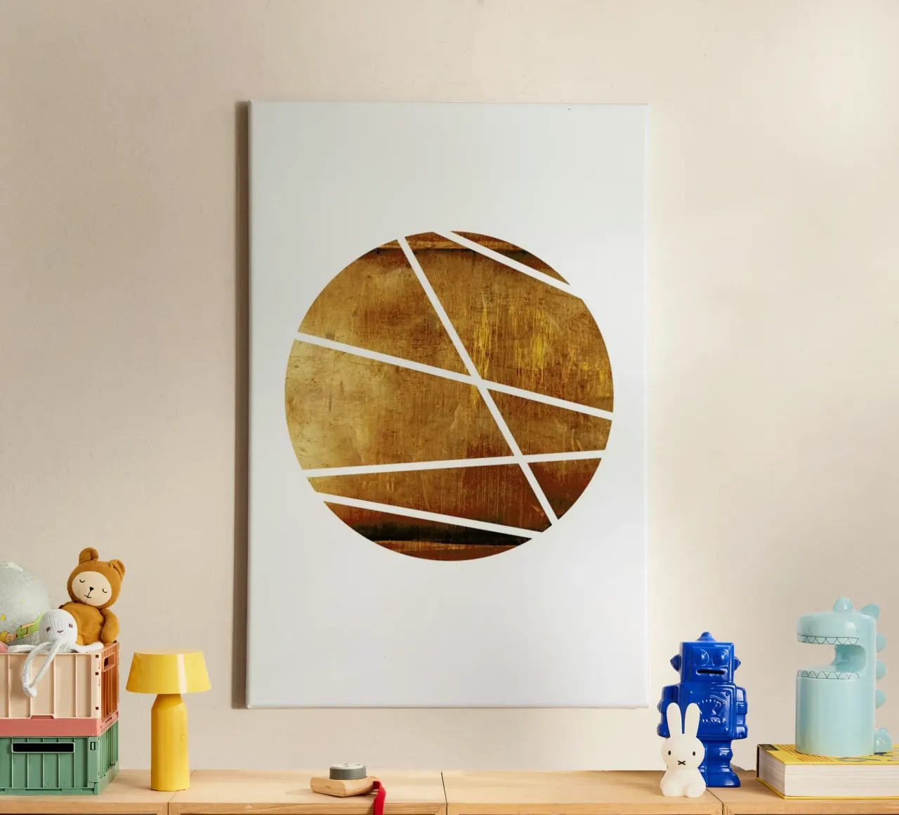 Mid century study no.26 tela con Cornice a cassetta da Froilein Juno