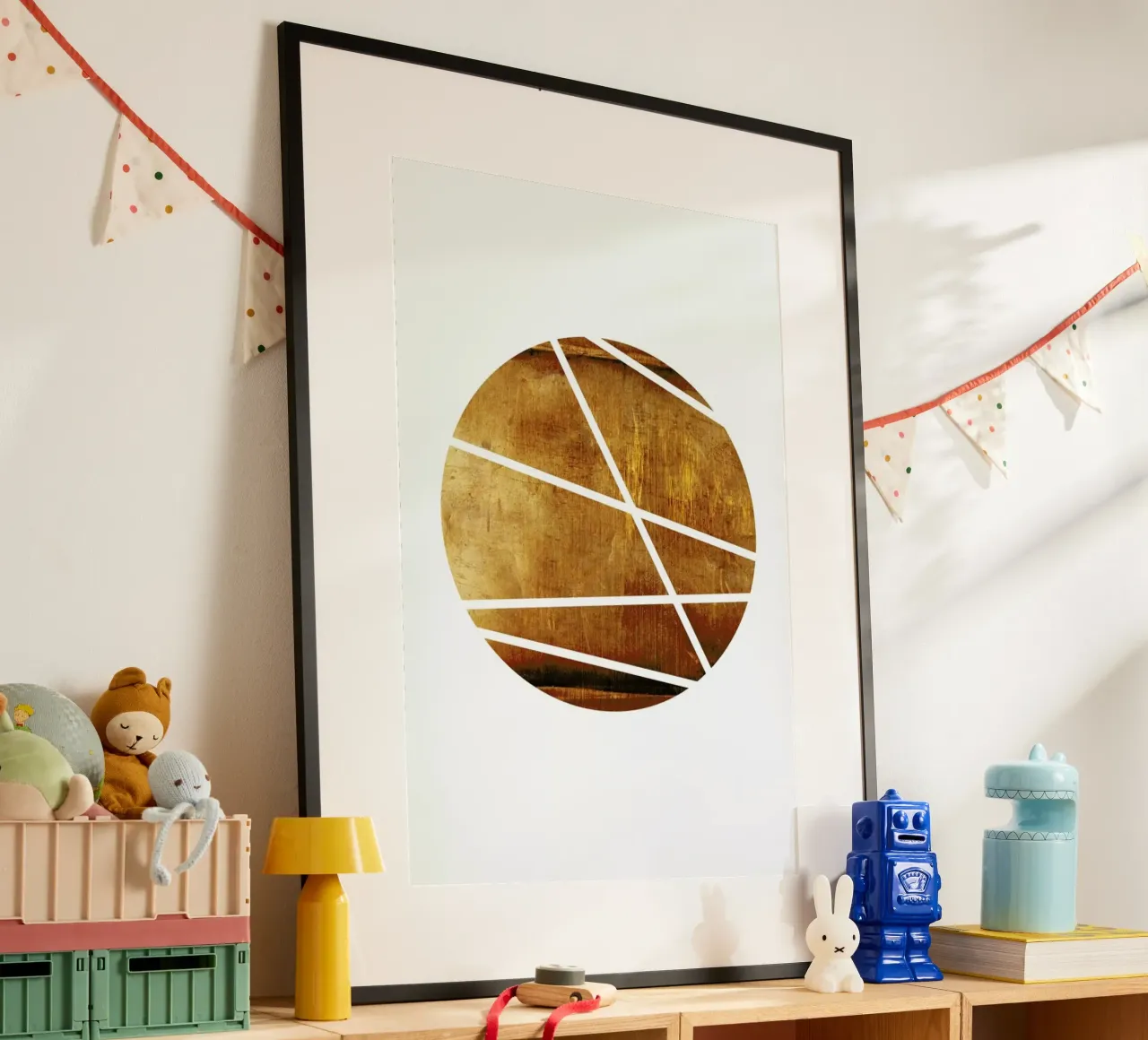 Mid century study no.26 poster con telaio in legno da Froilein Juno