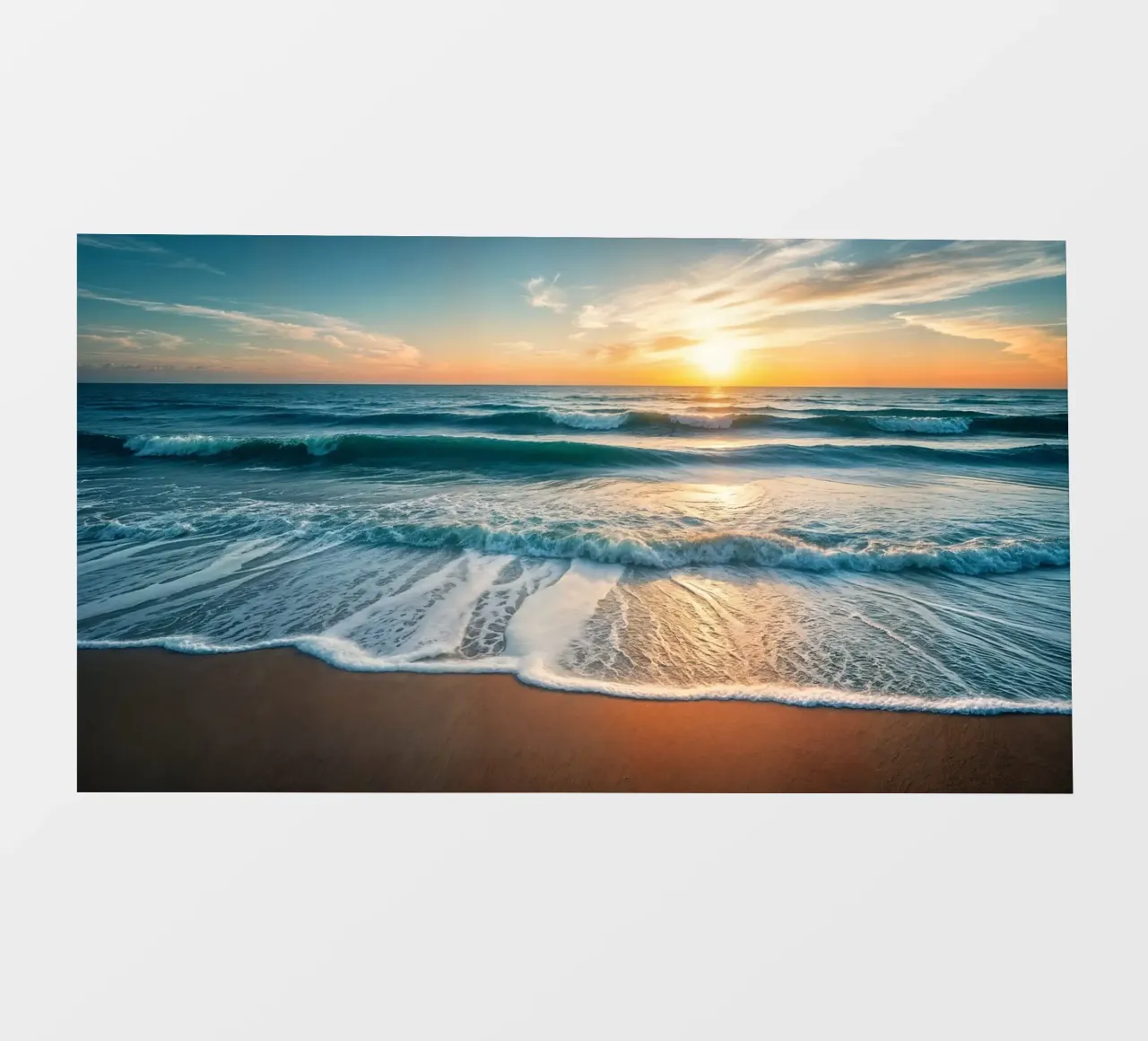 Spiaggia all'alba pellicola backlit da Wild Beauty