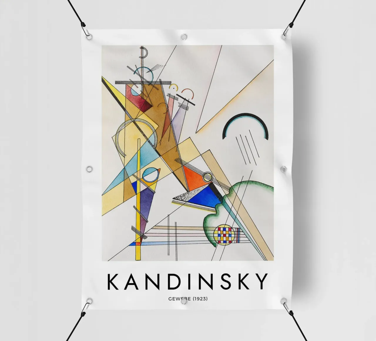 Wassily Kandinsky - Gewebe 1923 telo in pvc da apoloprints
