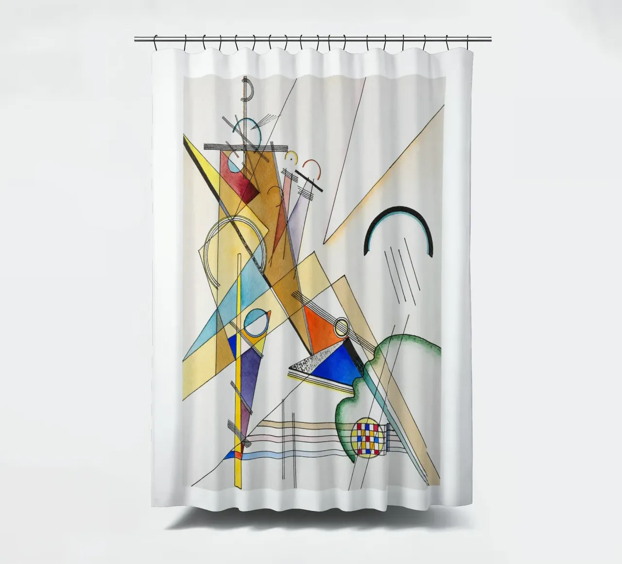 Wassily Kandinsky - Gewebe 1923 shower curtain by apoloprints