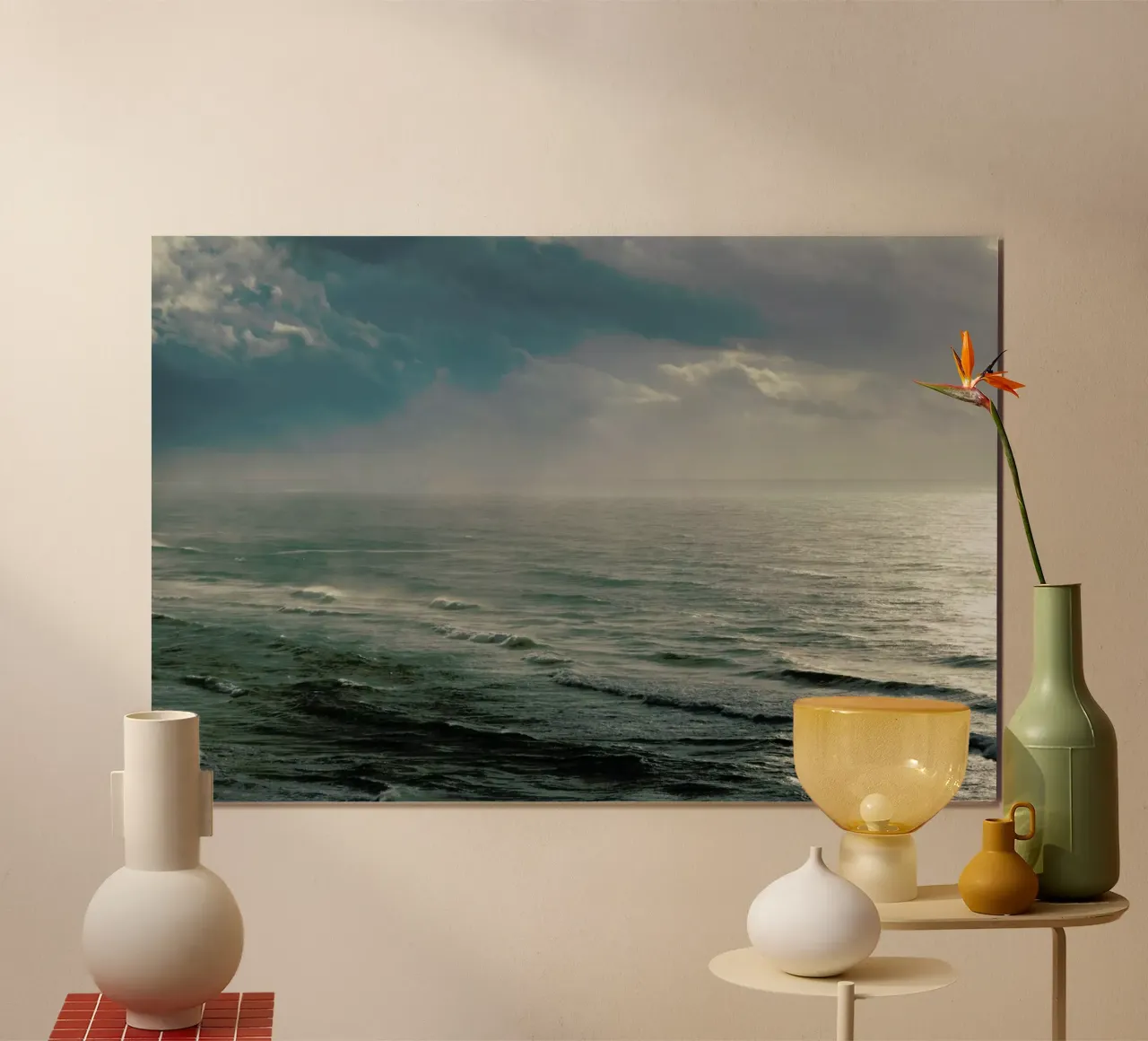 Winter Surfing VII poster con telaio in plastica da Tal Paz-Fridman