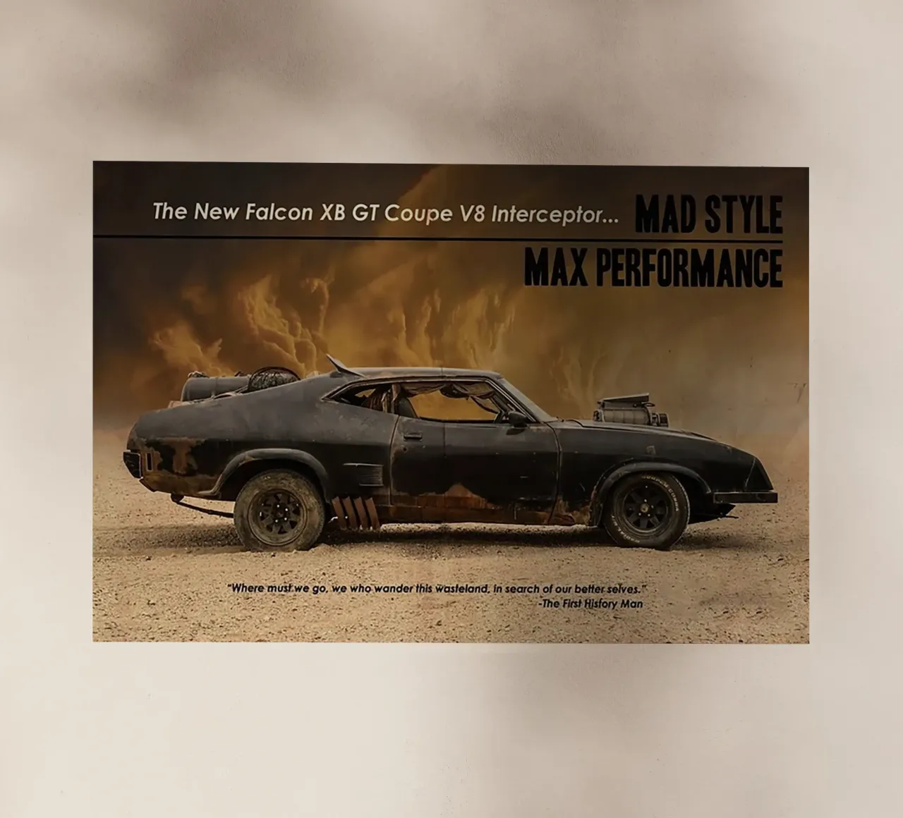 Mad Max pellicola backlit da Attaboy Dsgn