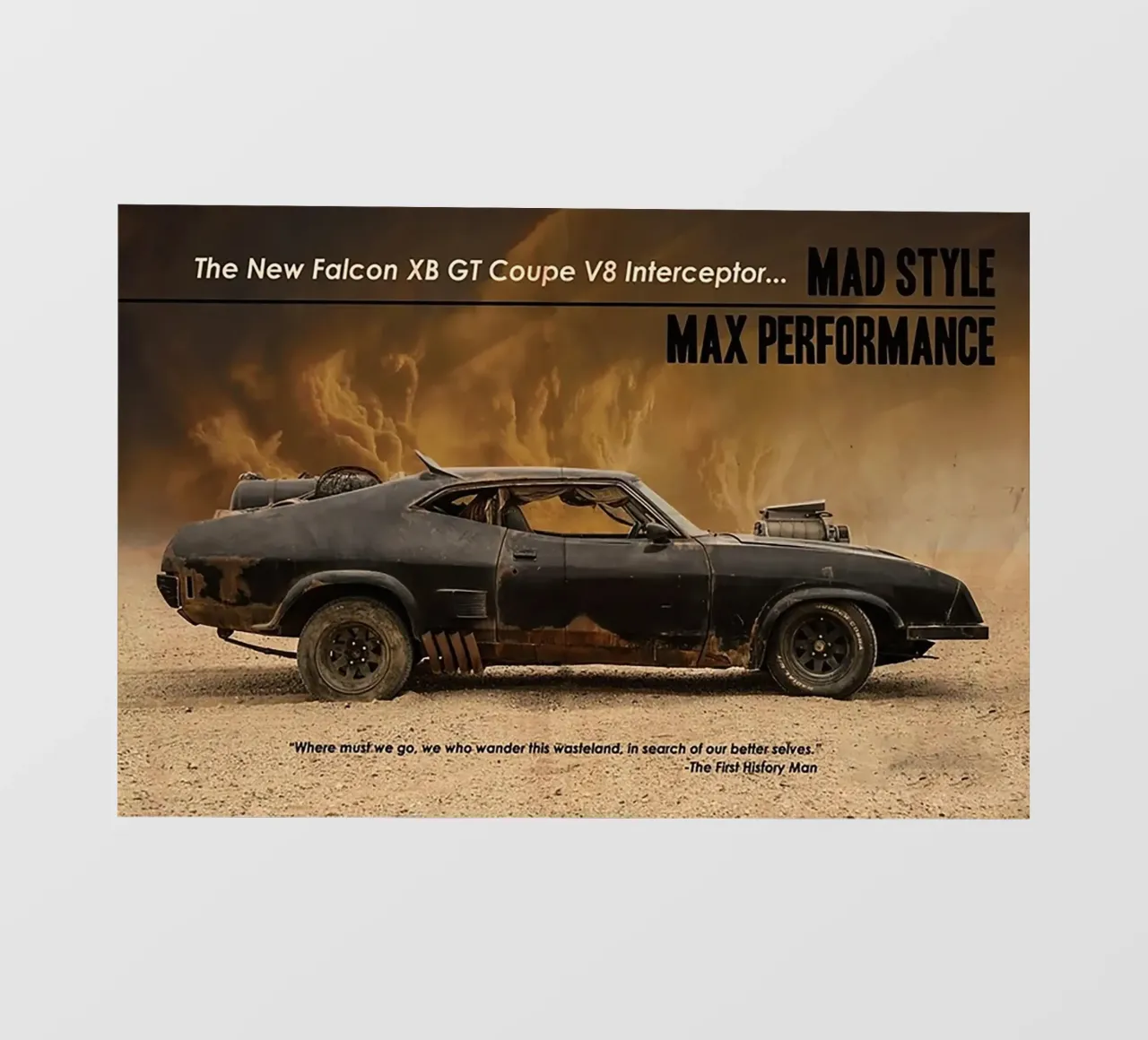 Mad Max pellicola backlit da Attaboy Dsgn