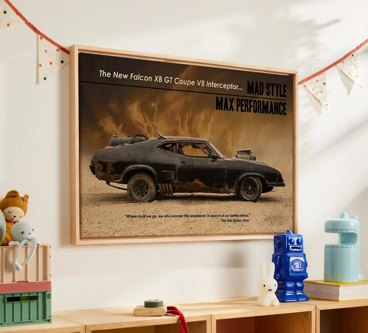 Mad Max canvas with Floater frame by Attaboy Dsgn