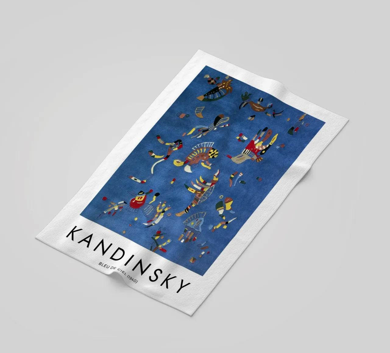 Kandinsky - Bleu de Ciel 1940 telo mare da apoloprints