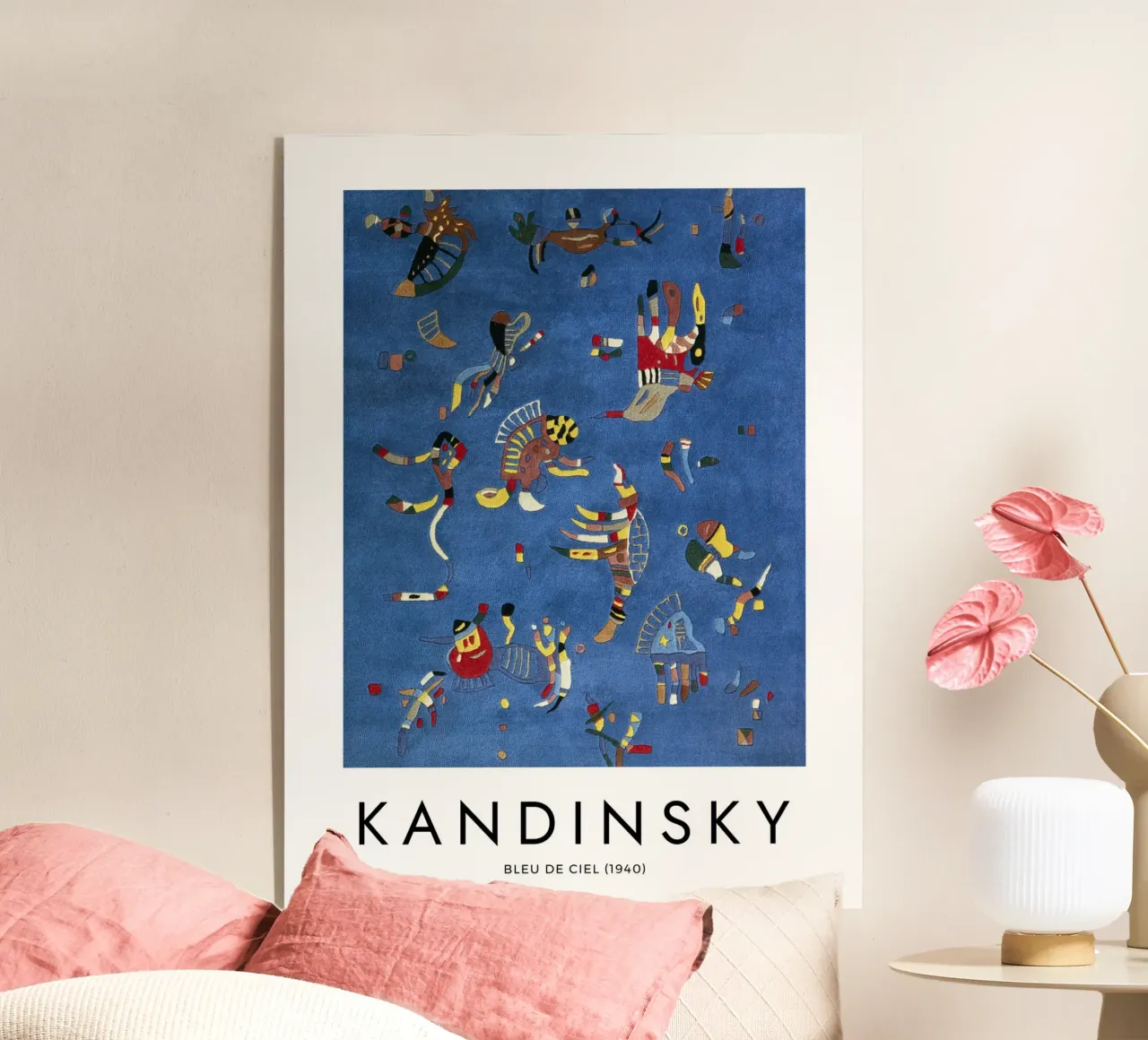 Kandinsky - Bleu de Ciel 1940 plexiglass da apoloprints