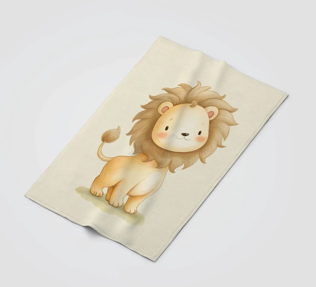 Löwe für das Kinderzimmer Fleecedecke von Imagine