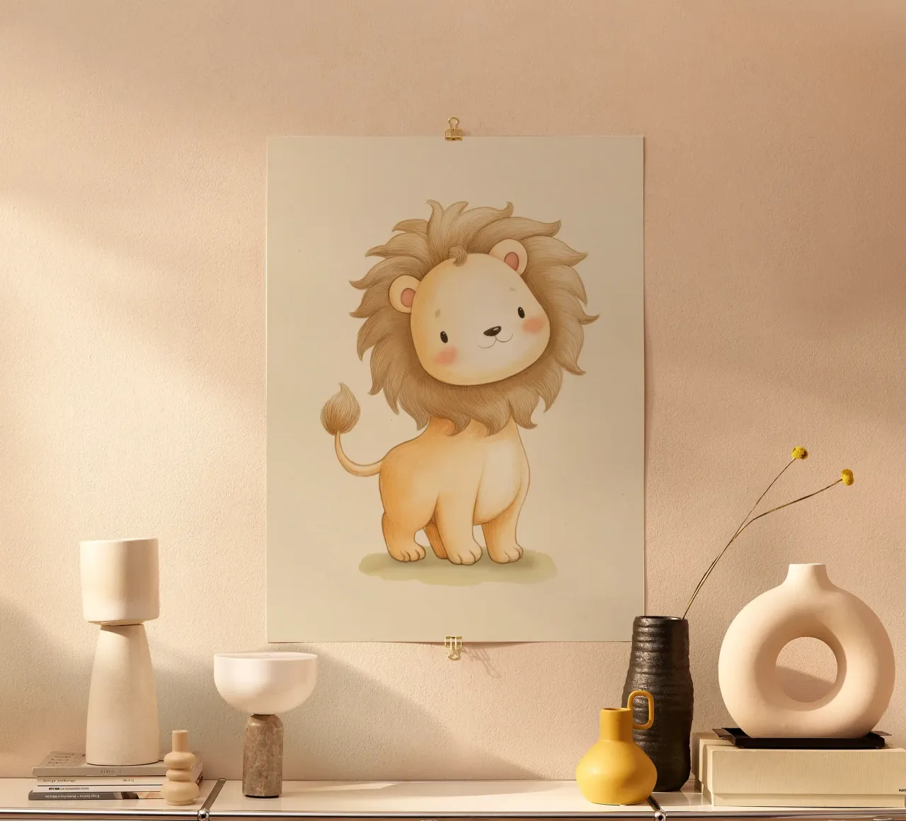 Lion for the nursery hahnemühle by Imagine