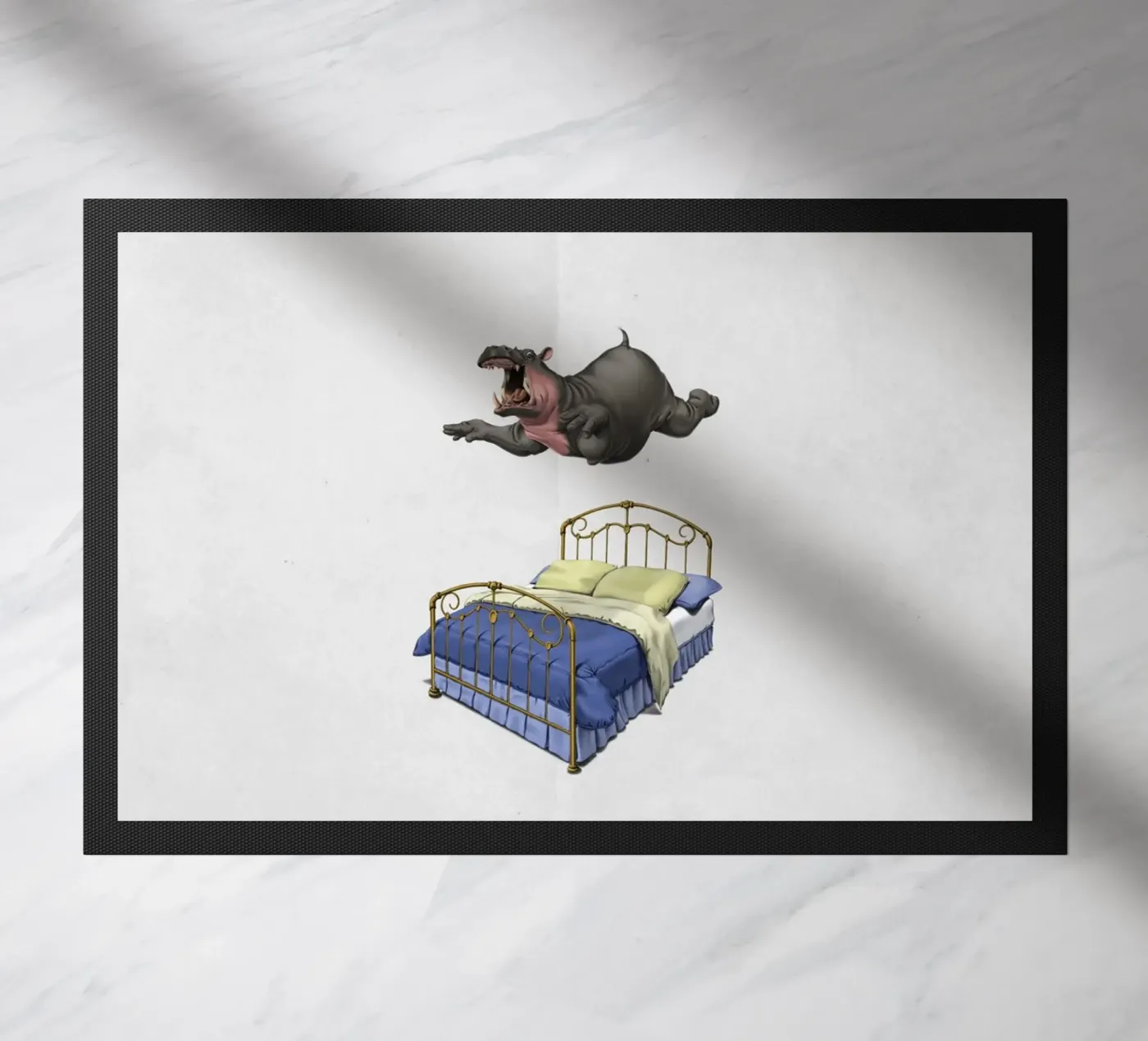 Break Time (Wordless) Fußmatte von Rob Art | Illustration