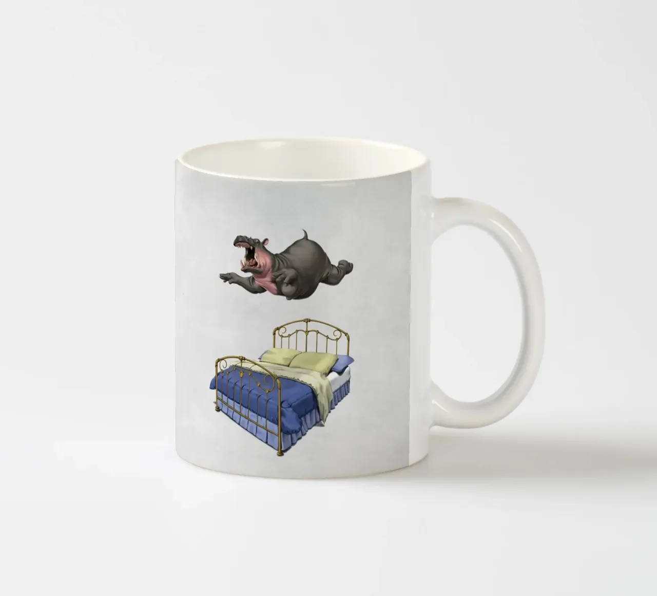 Break Time (Wordless) tazza in ceramica da Rob Art | Illustration