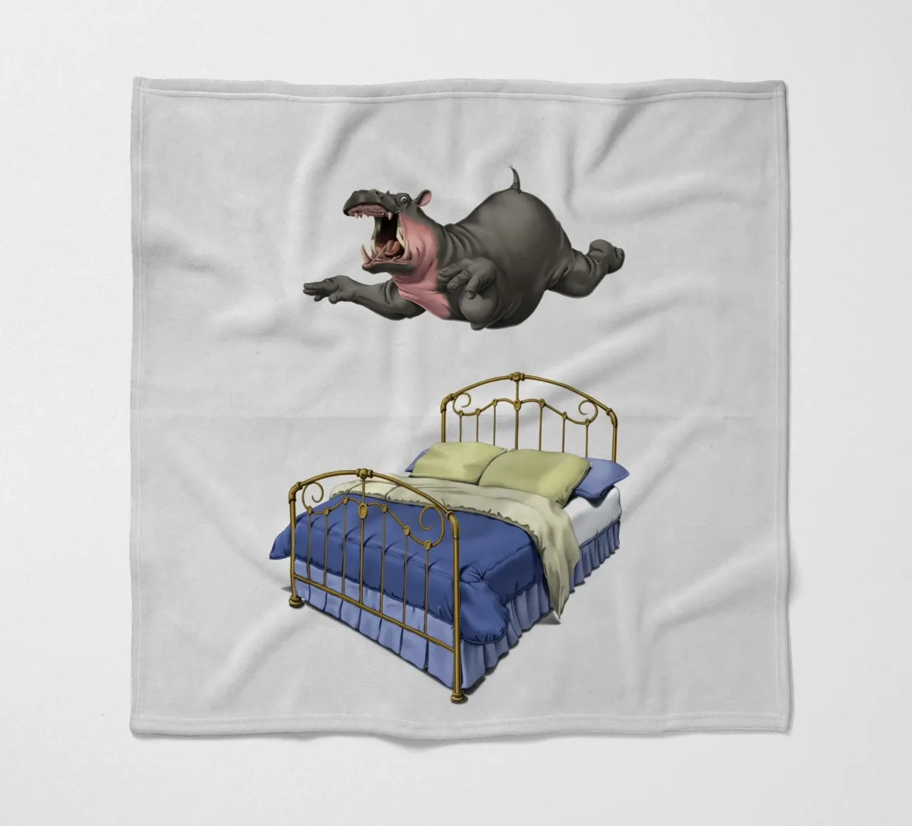 Break Time (Wordless) coperta in pile da Rob Art | Illustration