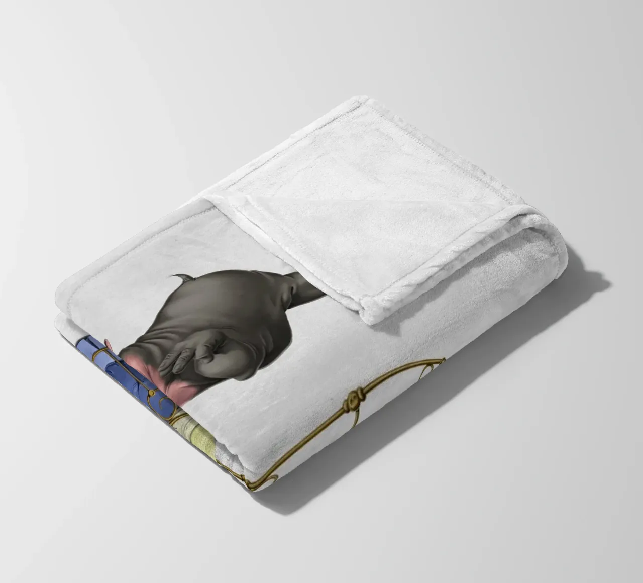 Break Time (Wordless) coperta in pile da Rob Art | Illustration