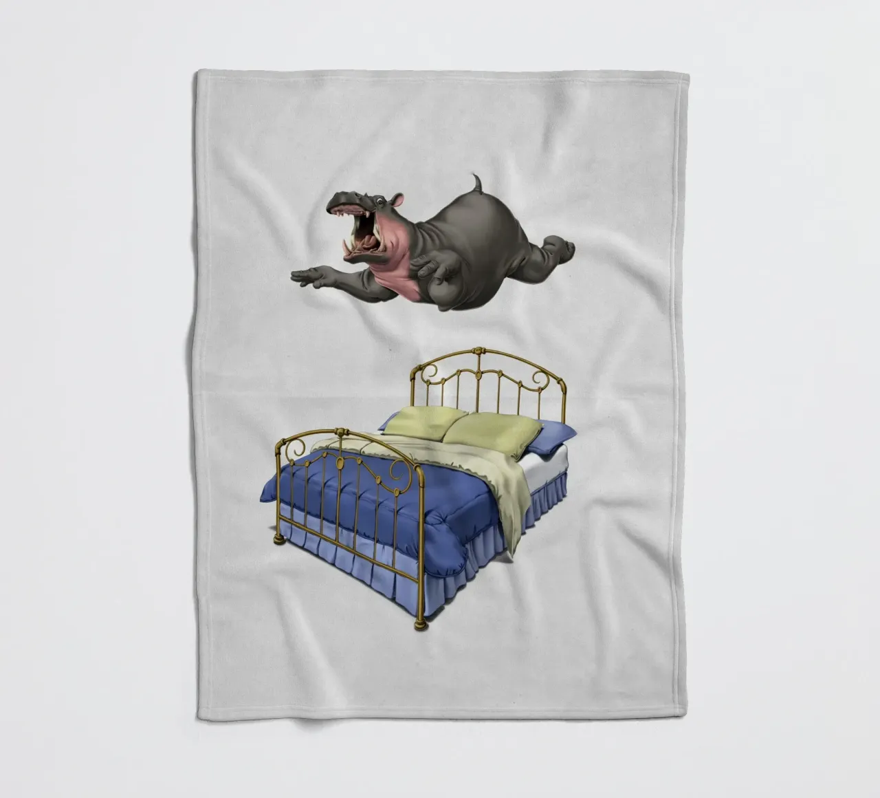Break Time (Wordless) coperta in pile da Rob Art | Illustration