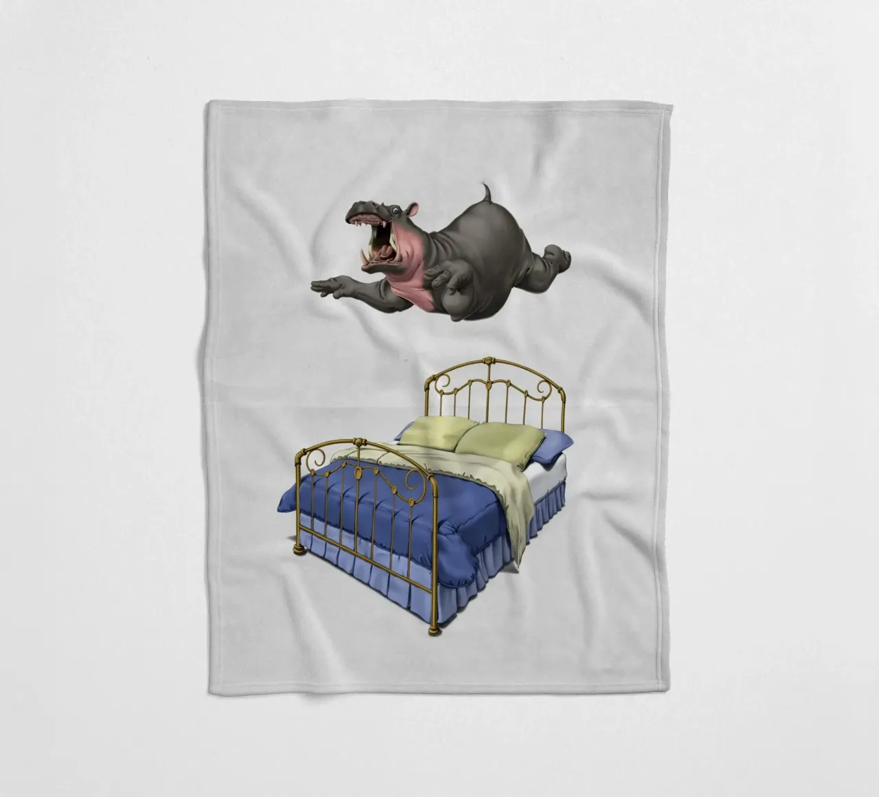 Break Time (Wordless) coperta in pile da Rob Art | Illustration