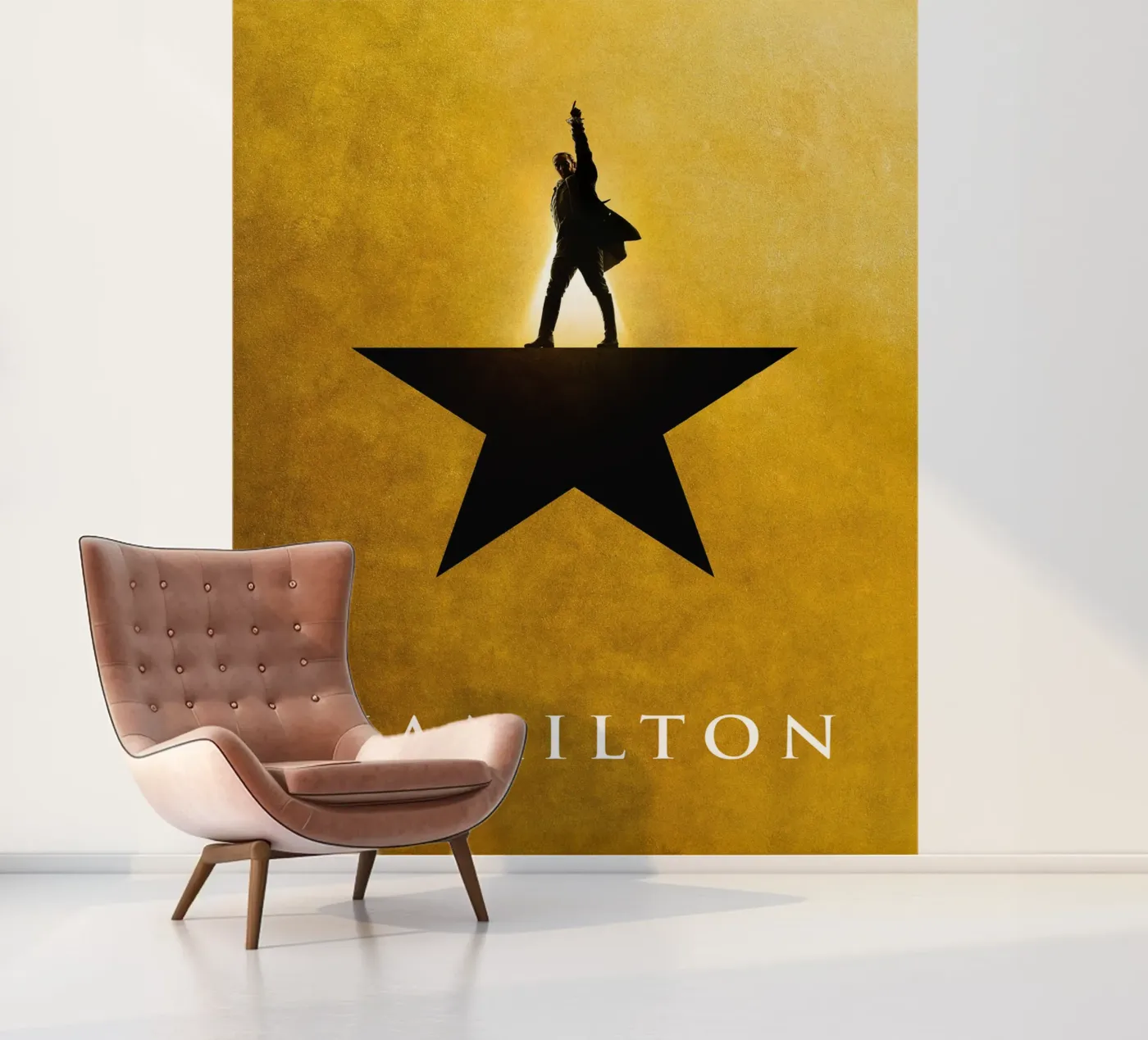 Hamilton fotobehang van Attaboy Dsgn