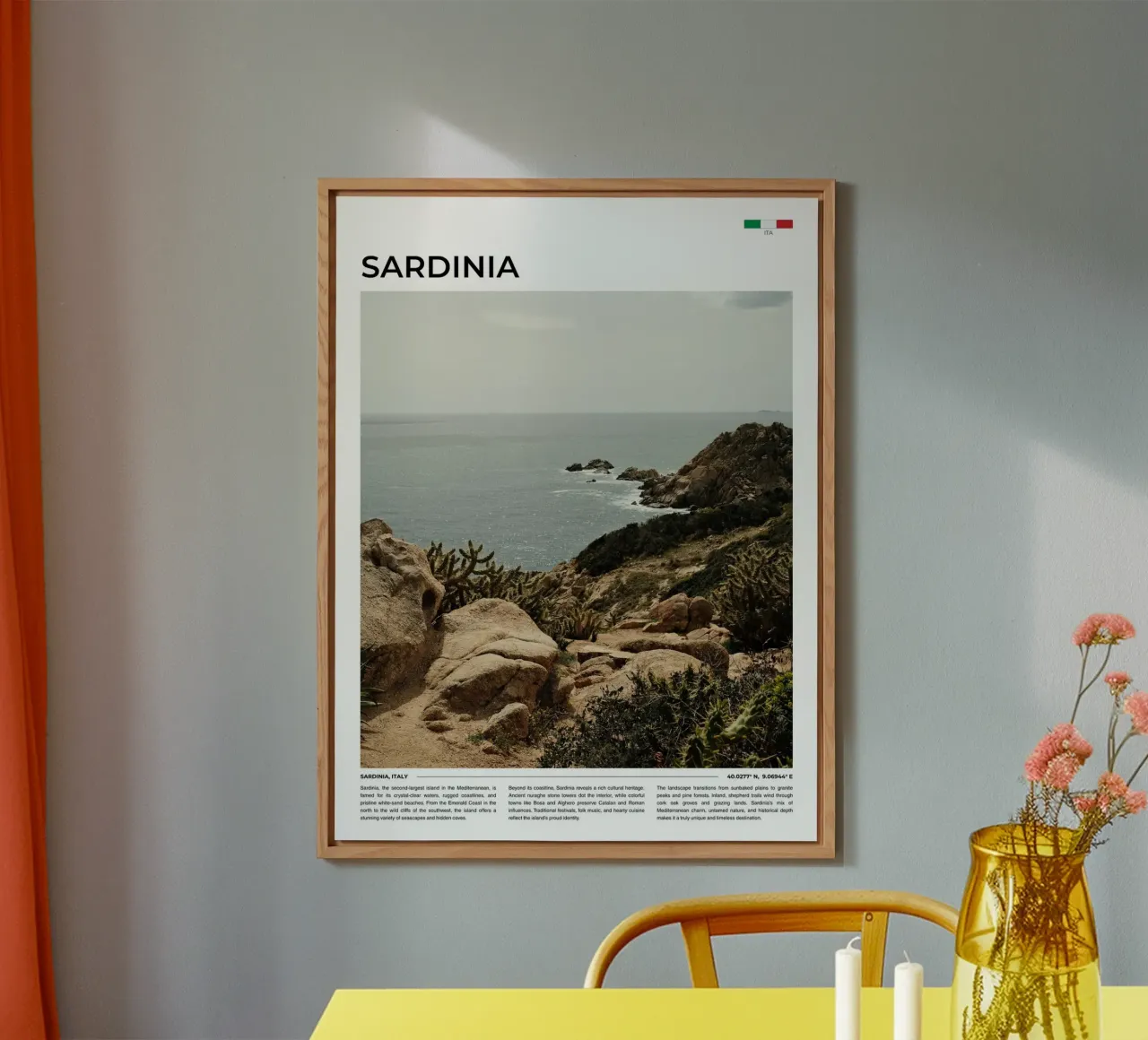 Sardinia: Typography alluminio dibond da FujiType