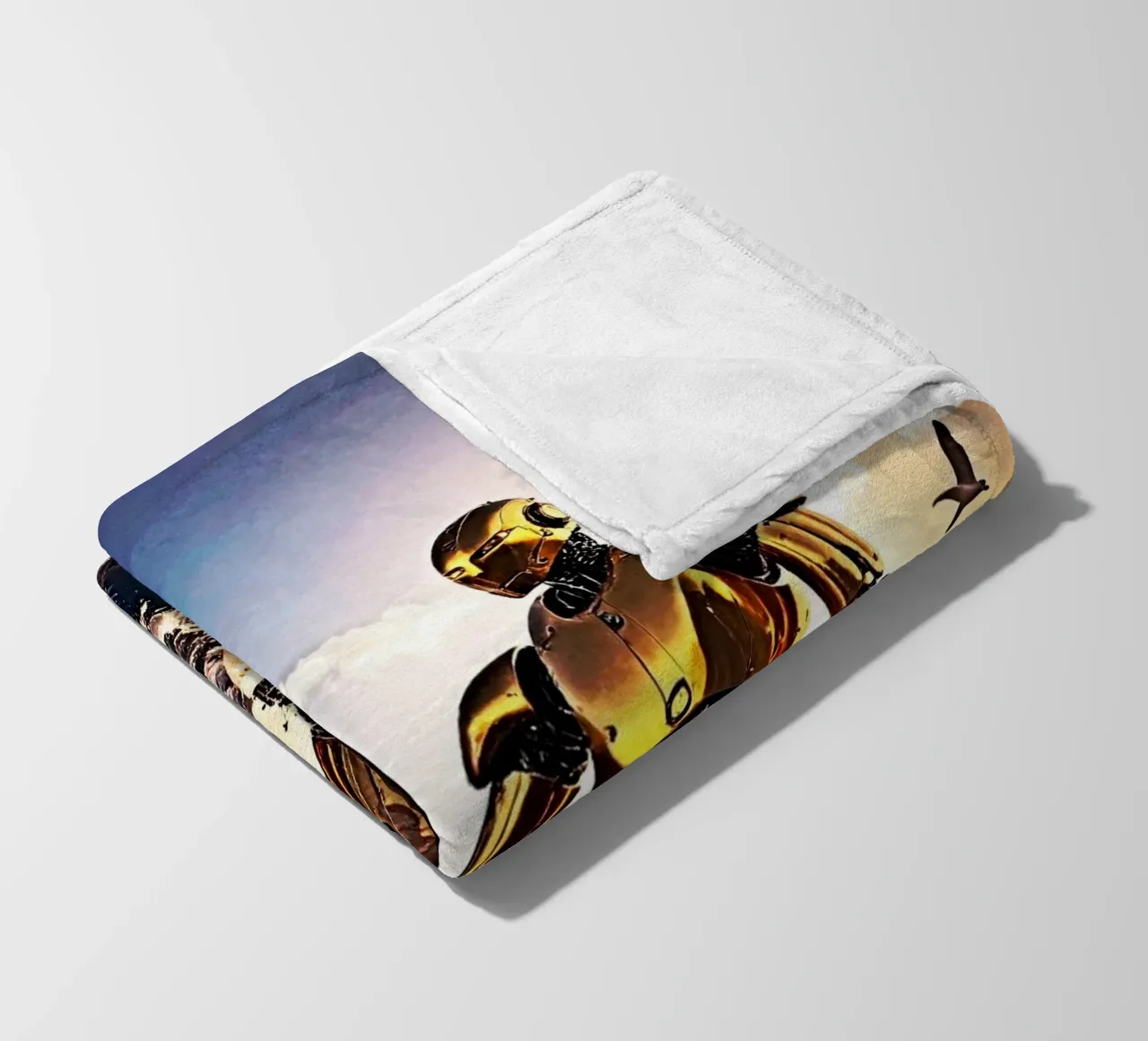 ROBOT AVEC VOILIER. coperta in pile da Thierry vobmann photography