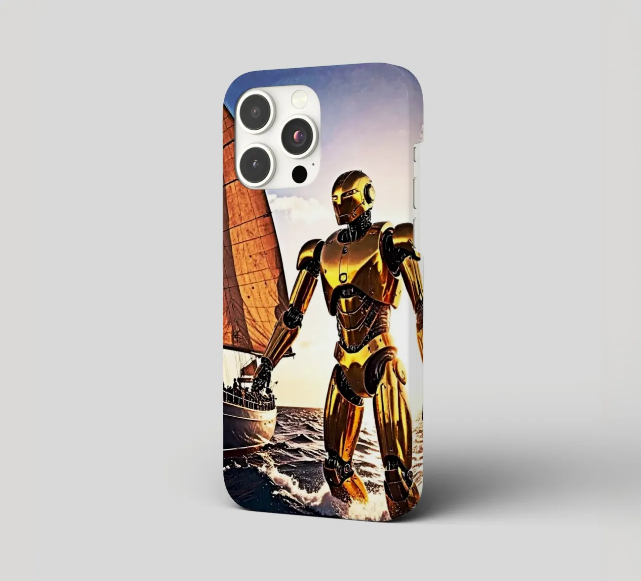 ROBOT AVEC VOILIER. cover iphone da Thierry vobmann photography