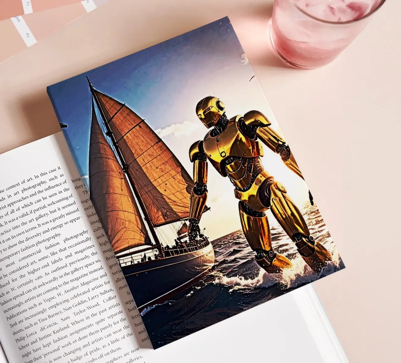 ROBOT AVEC VOILIER. notebook by Thierry vobmann photography