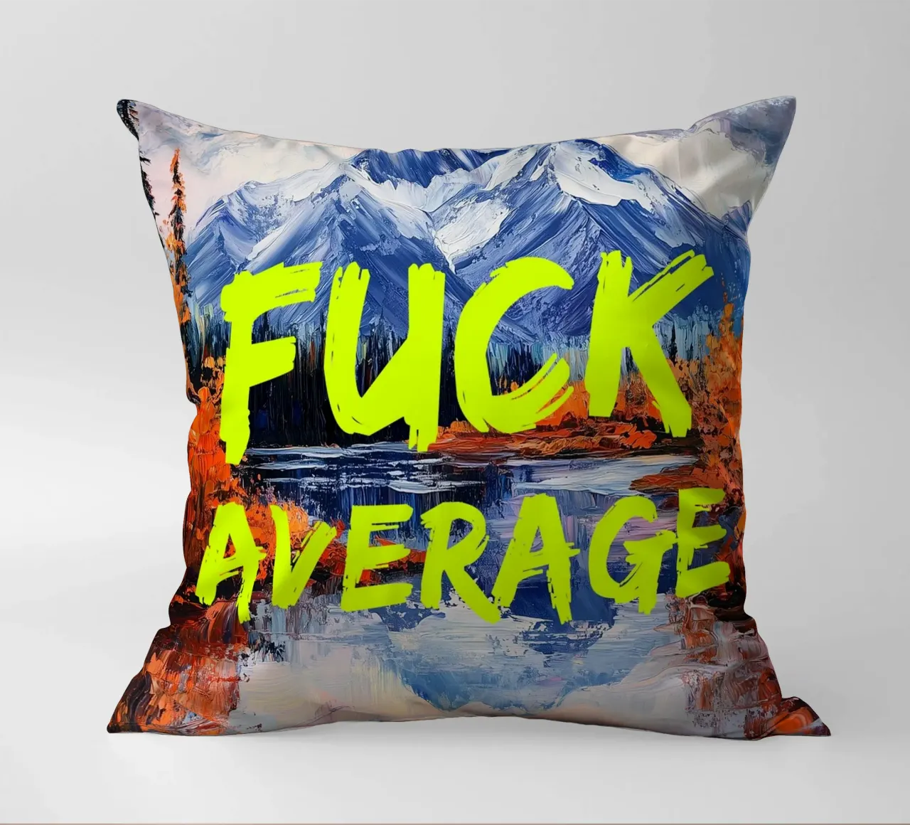 F*CK AVERAGE cuscino da fraeuleinvonfuchs