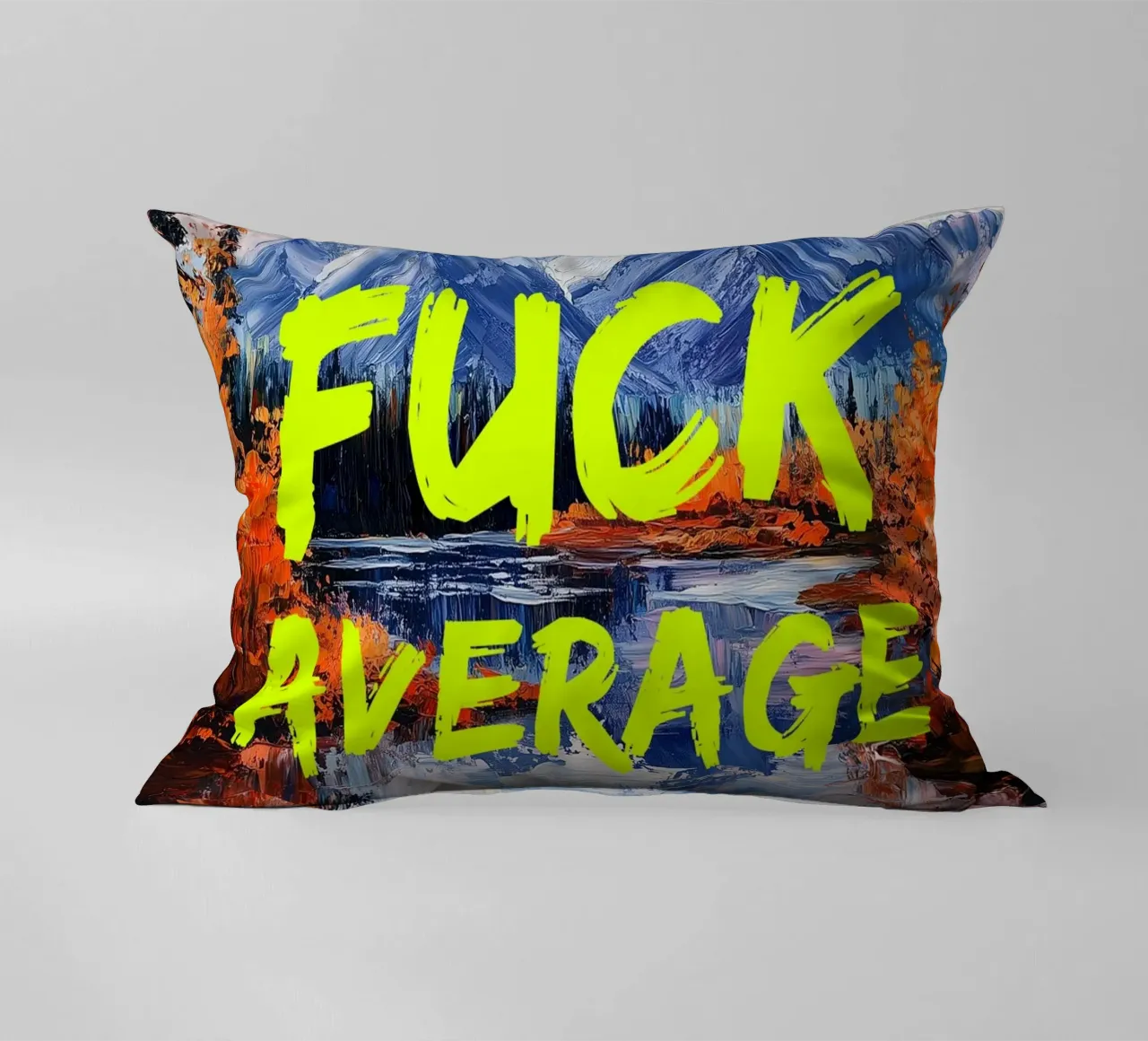F*CK AVERAGE cuscino da fraeuleinvonfuchs