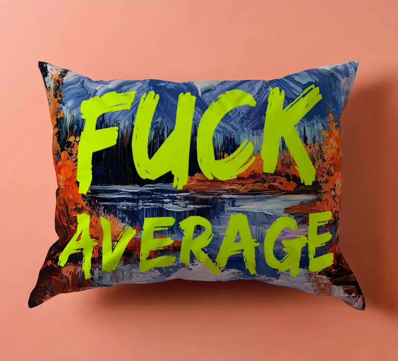 F*CK AVERAGE cuscino da fraeuleinvonfuchs