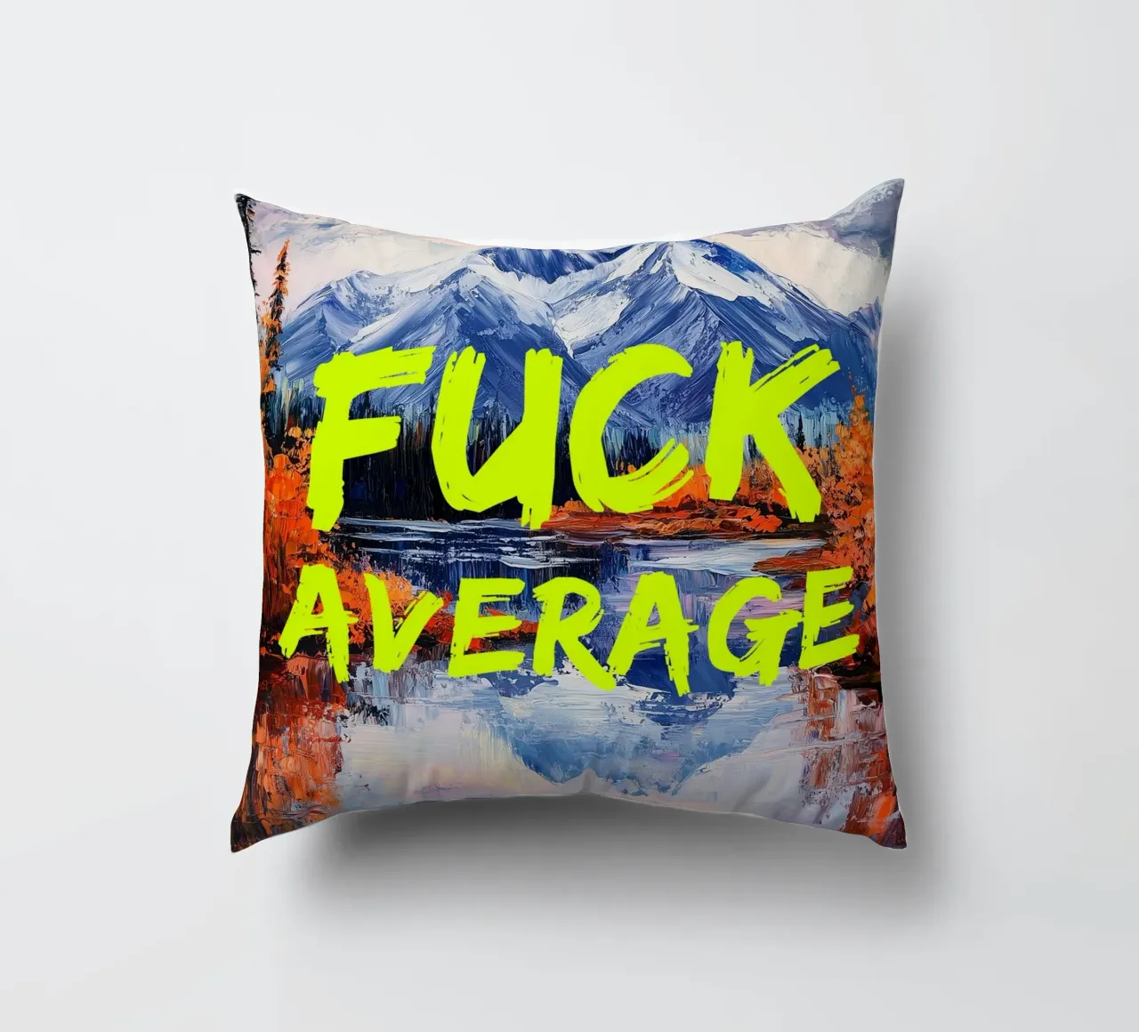 F*CK AVERAGE cuscino da fraeuleinvonfuchs