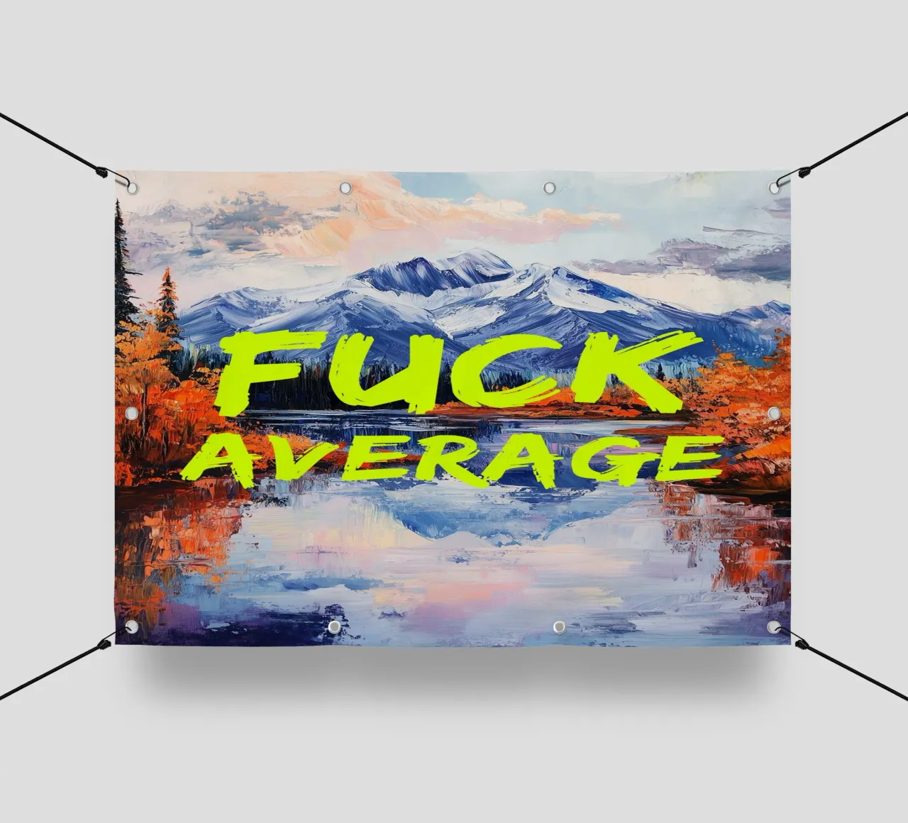 F*CK AVERAGE telo in pvc da fraeuleinvonfuchs