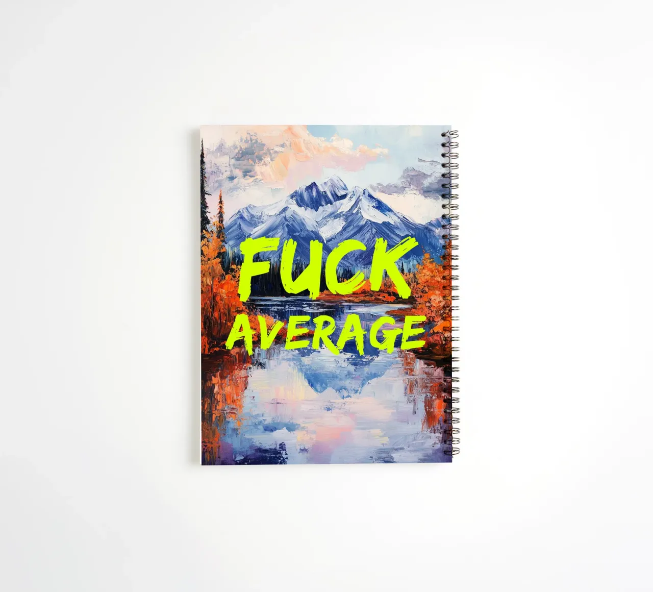 F*CK AVERAGE diario ad anelli da fraeuleinvonfuchs