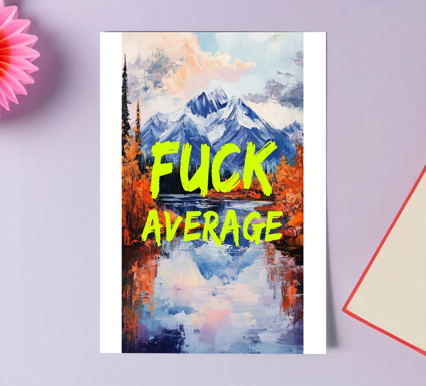 F*CK AVERAGE sticker sheet by fraeuleinvonfuchs