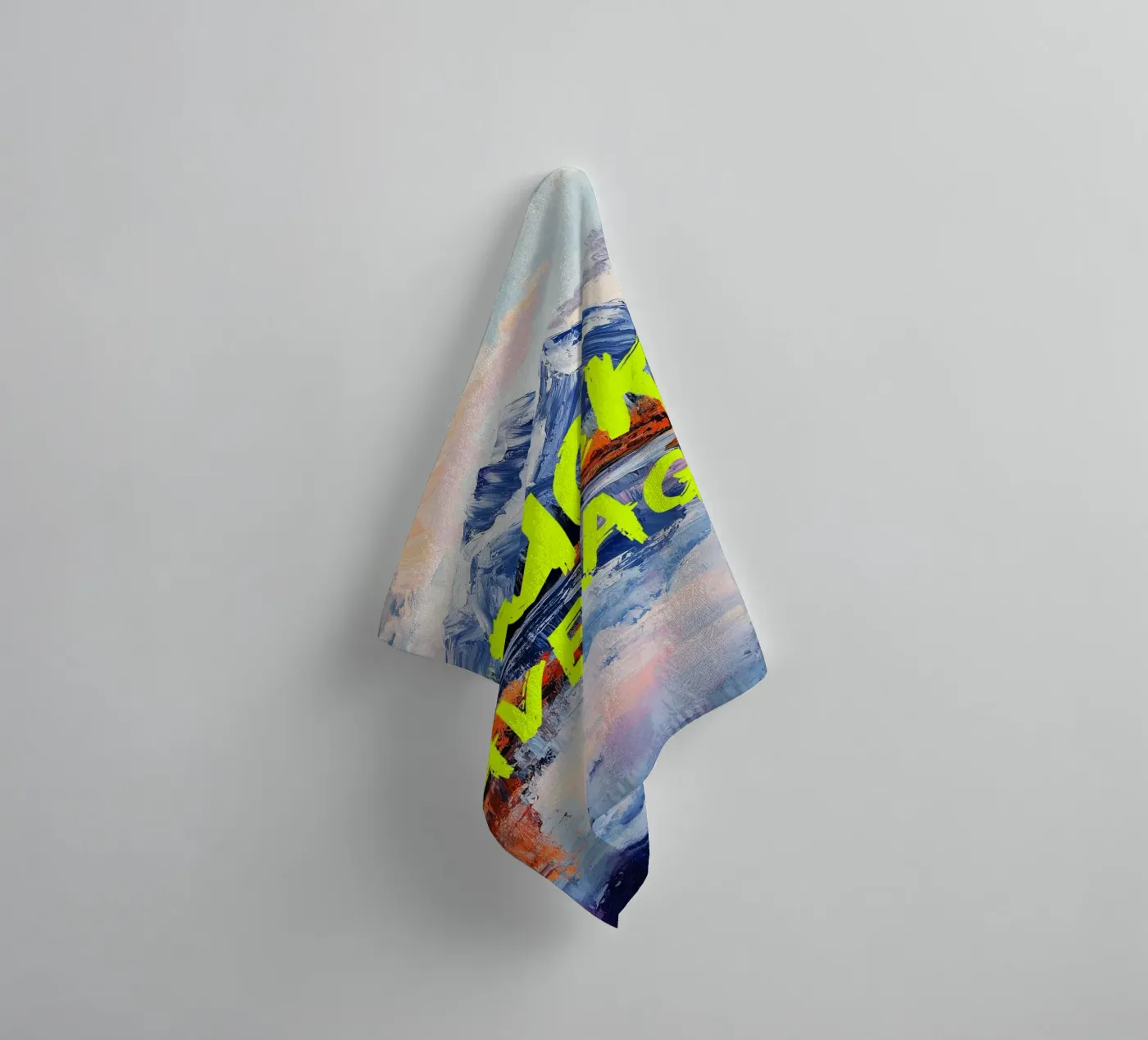 F*CK AVERAGE towel by fraeuleinvonfuchs