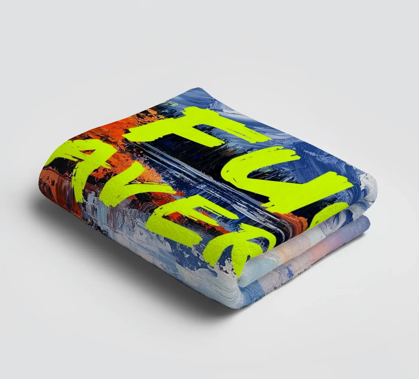 F*CK AVERAGE badhanddoek van fraeuleinvonfuchs