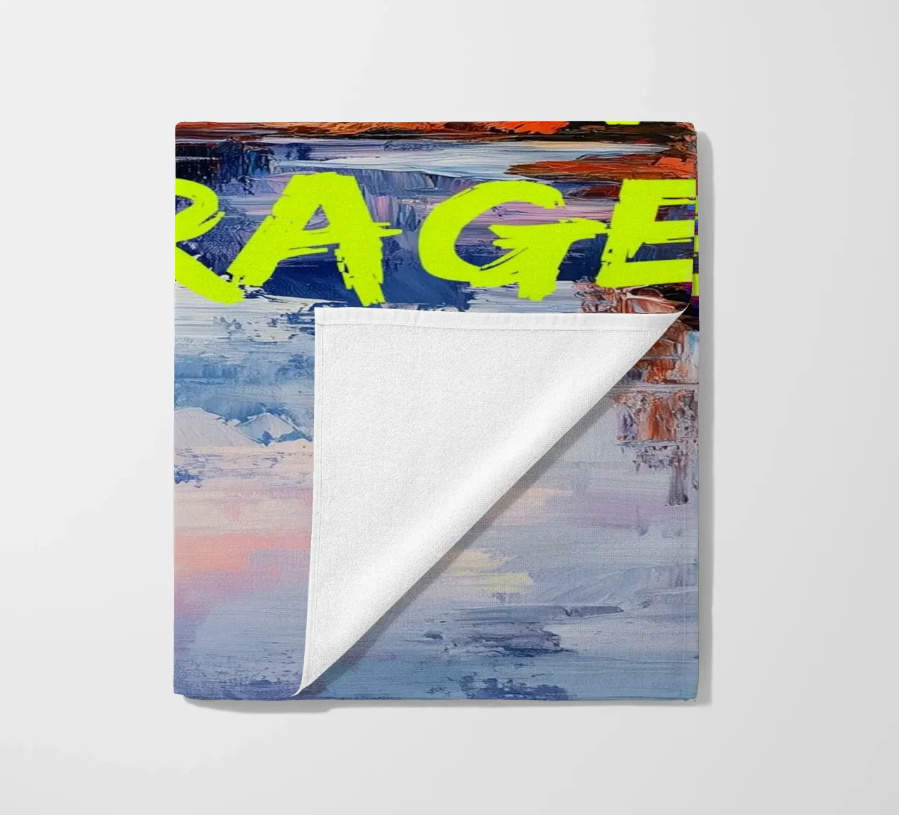 F*CK AVERAGE beach towel by fraeuleinvonfuchs